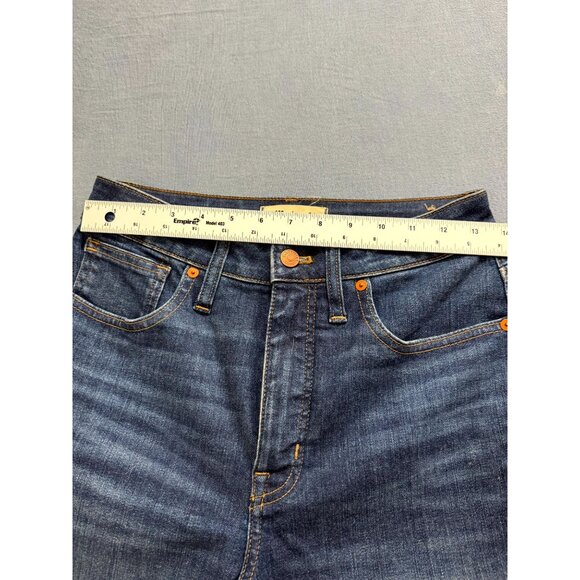 Madewell Curvy High Rise Skinny Jeans Denim Stretch Cotton Women Blue Size 28T - Picture 6 of 11